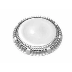 Aquastar - 10 Inch Anti-Entrapment Cover With Vented Riser Mud Frame, White