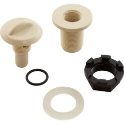 Balboa Air Ctrl,BWG/HAI Mini,1-1/8"hs,1-11/16"fd,Crescent,Bone,1/2" -Swimline Shop 2 3