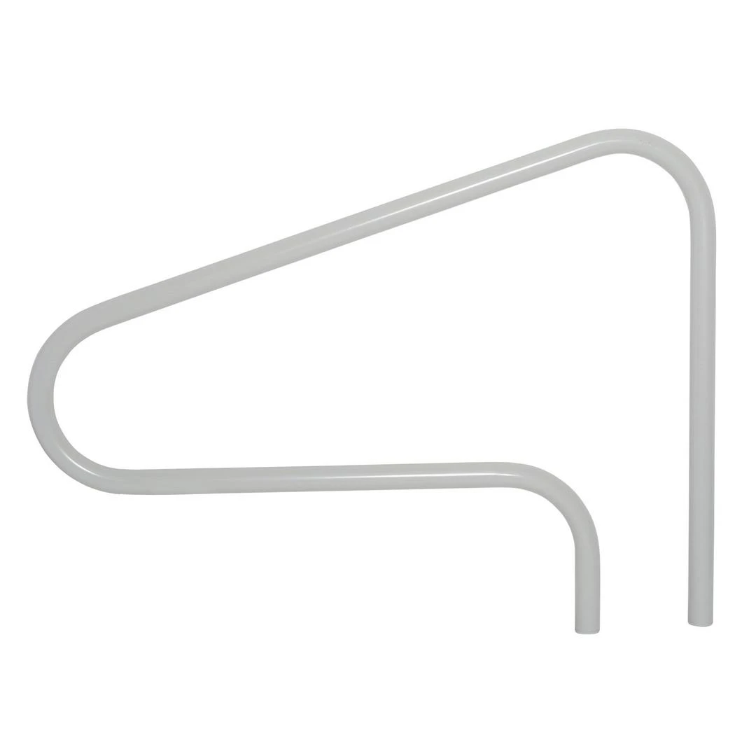 Saftron - 48" X 32" Return To Deck 3 Bend Hand Rail, Gray 1 Saftron - 48" X 32" Return To Deck 3 Bend Hand Rail, Gray