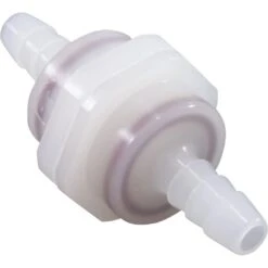 DEL Ozone - 7-1140-01 Spa Ozonator Check Valve, 1/2 PSI, 1/4in Hose Barb