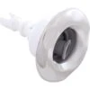 Waterway - Mini-Storm Roto Snap-In Spa Jet Internals With Five-Scallop Metal Escutcheon, Gray