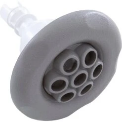 Waterway - Poly Storm Massage Snap-In Spa Jet Internals With Five-Scallop Large Face, Gray