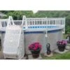 Vinyl Works Of Canada - Resin Above Ground Pool Fence Kit, 3 Sections