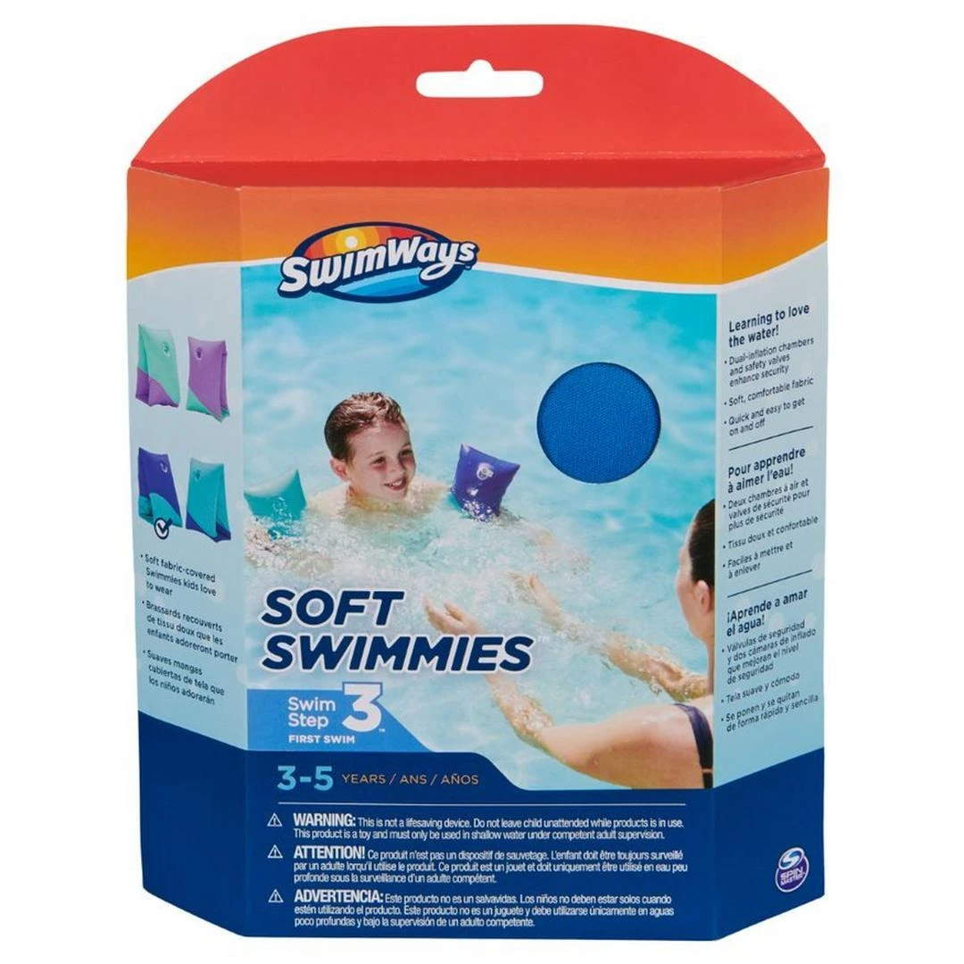 SwimWays - Soft Swimmies - Blue Shark Arm Float 4 SwimWays - Soft Swimmies - Blue Shark Arm Float - Image 4
