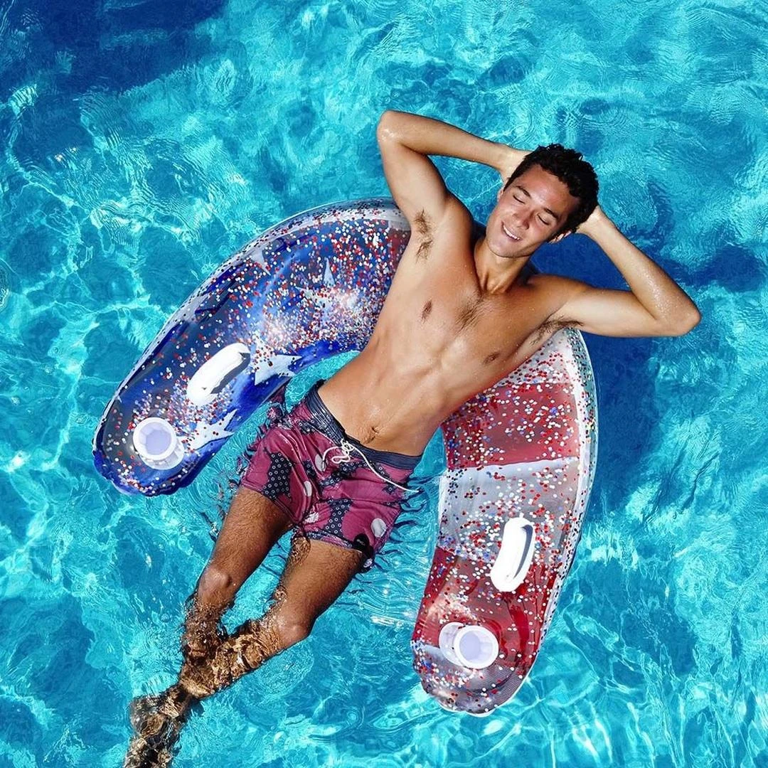 Pool Candy - Stars & Stripes Inflatable Glitter Sun Chair 3 Pool Candy - Stars & Stripes Inflatable Glitter Sun Chair - Image 3