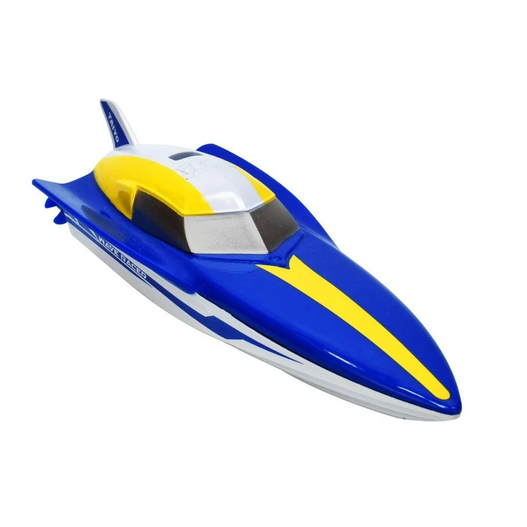 Toy Shock International - Wave Racer Remote Control Mini Boat, Blue White 1 Toy Shock International - Wave Racer Remote Control Mini Boat, Blue White
